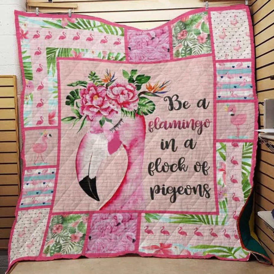 Flamingo Quilt Blanket