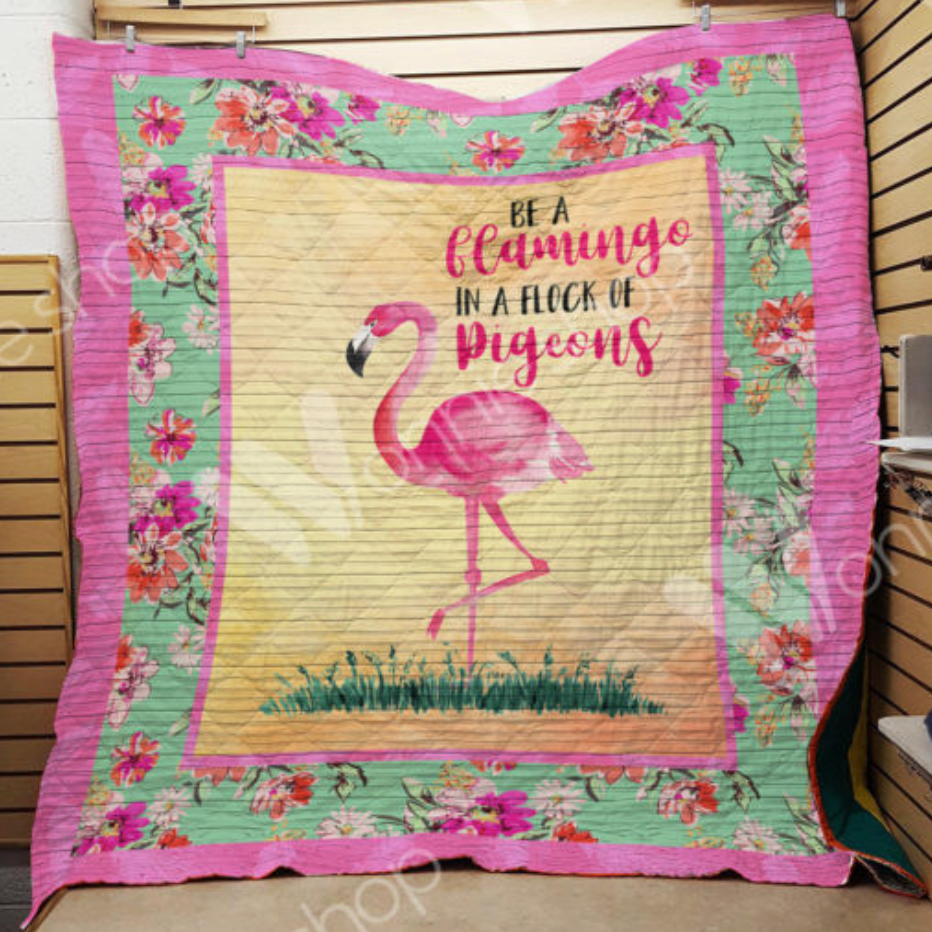 Flamingo Quilt Blanket 3