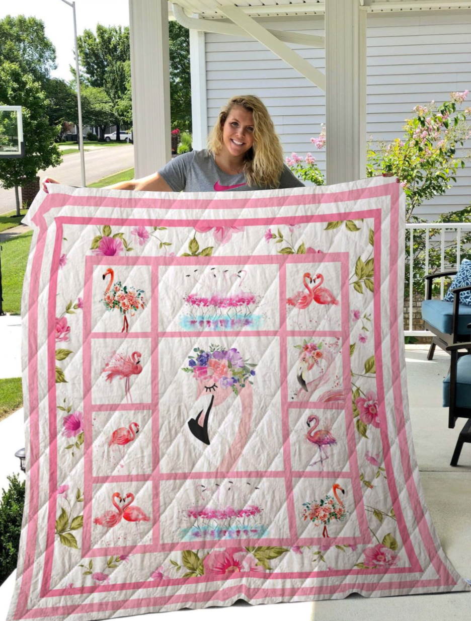 Flamingo Quilt Blanket VH50