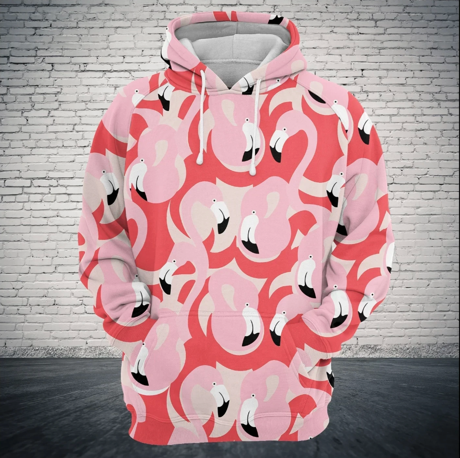 Flamingo Hoodie & Zip Hoodie 3D VH25