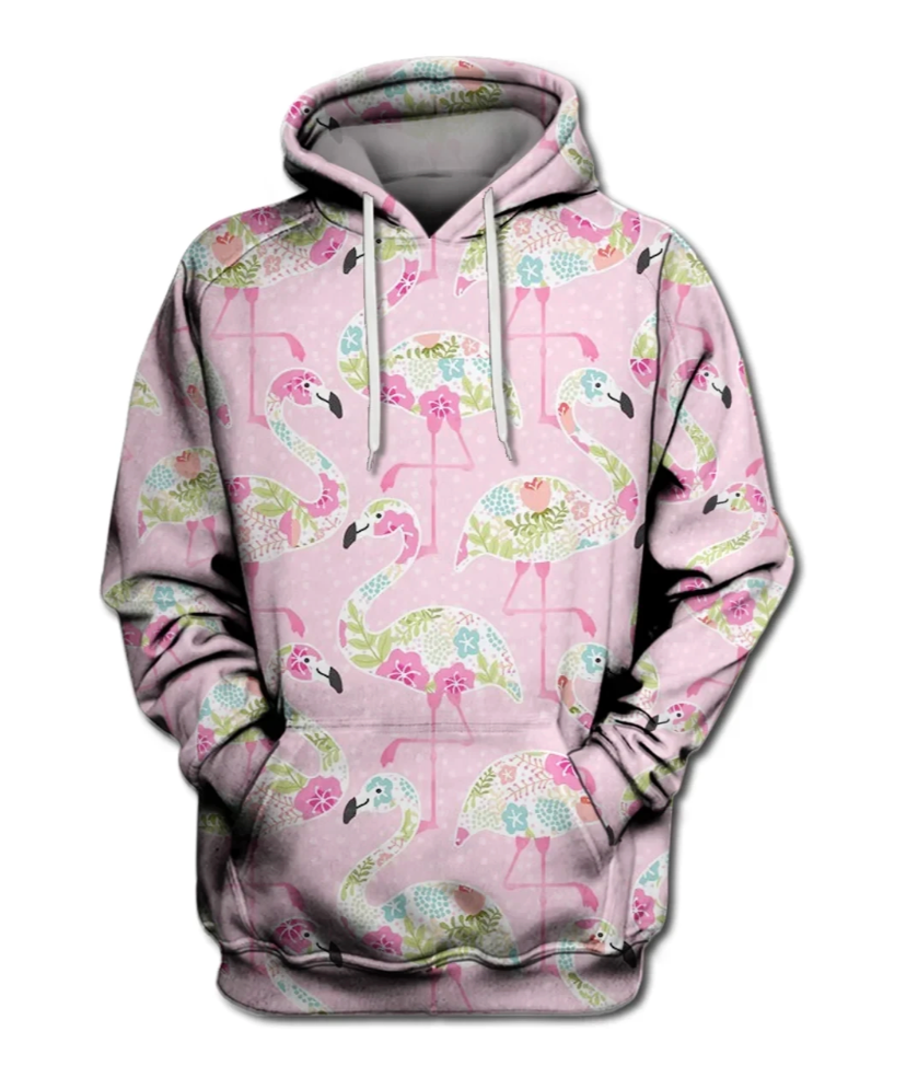Flamingo Hoodie & Zip Hoodie 3D VH8