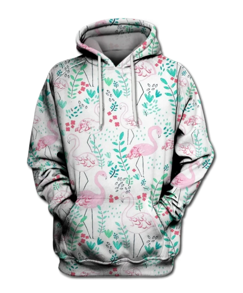 Flamingo Hoodie & Zip Hoodie 3D VH9