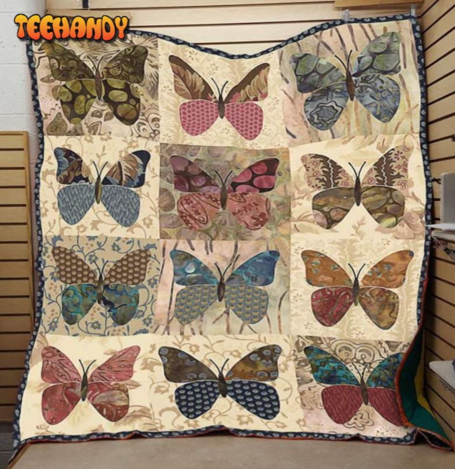 Butterfly Quilt Blanket VH26