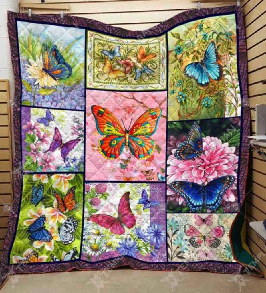 Butterfly Quilt Blanket VH352