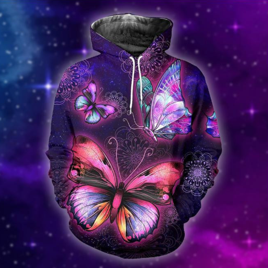 Butterfly Hoodie & Zip Hoodie 3d VH282