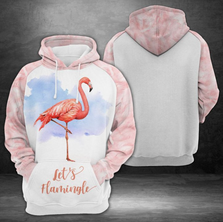 Flamingo Hoodie & Zip Hoodie 3D 65