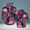 Flamingo Hoodie & Zip Hoodie 3D 68